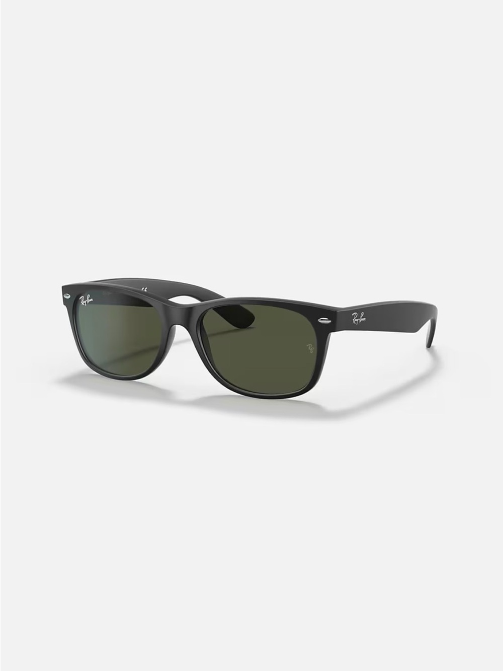 Authentic Ray-Ban RB2132 622 New Wayfarer Matte Rubber Black 58-18-145